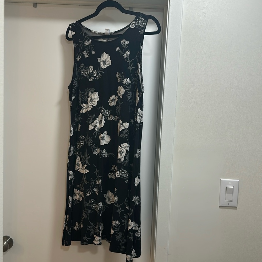 Sleeveless Mini Swing Dress